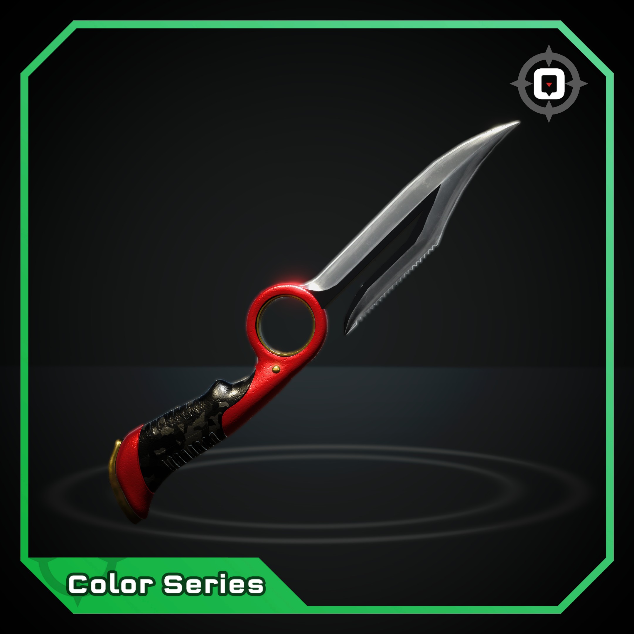 CrimsonEdge Ashen Ruby Dark Camo