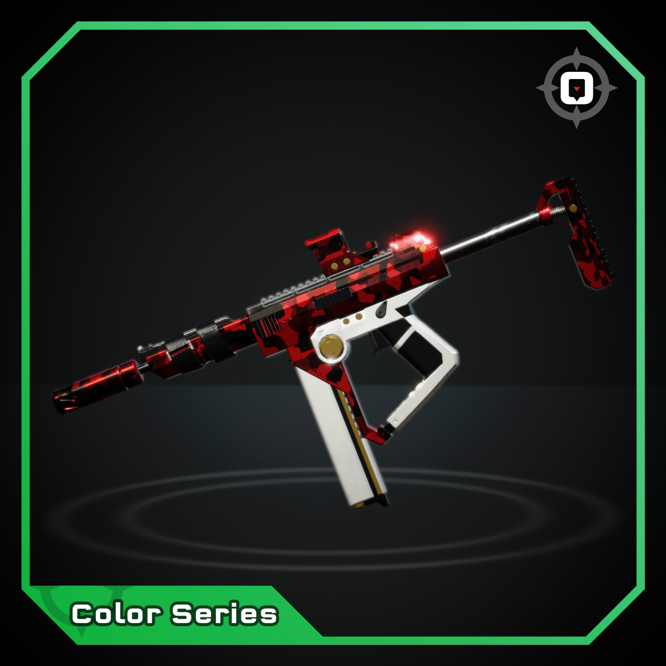 Eva Crimson Swan Dark Camo